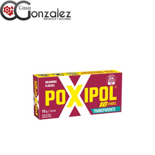 POXIPOL Transp..10 MIN. 16G / 14ML