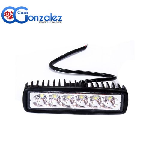 FAROS LED FAROS RECTANGULAR - 6 LED 5 WATTS C/U - 12V / 24V