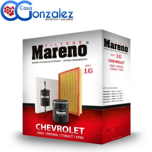 KIT16-MARENO KIT CHEVROLET 1.4 / 1.8 SONIC / SPIN / ONIX / PRISMA MR383 - M