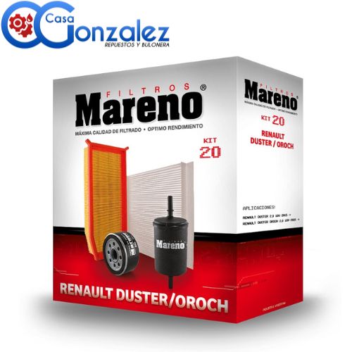 KIT20-MARENO KIT RENAULT 2.0 16V. DUSTER/OROCH MR406, MH409, ML241, MCI201