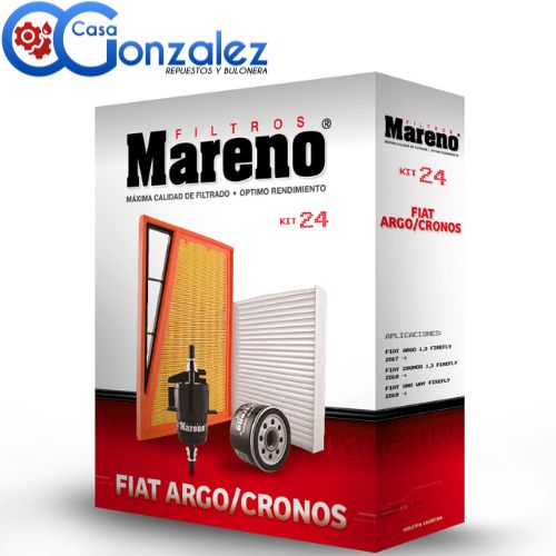 KIT24-MARENO KIT FIAT 1.3 FIREFLY ARGO / CRONOS / 1,3 FIREFLY MR431, MH214,