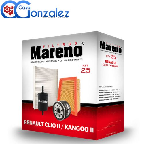 KIT25-MARENO KIT RENAULT CLIO / KANGOO 1.6 MR263, MH407, ML241, MCI201