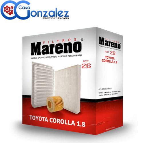 KIT26-MARENO KIT TOYOTA COROLLA 1.8, MR396J, MH953, EM1023