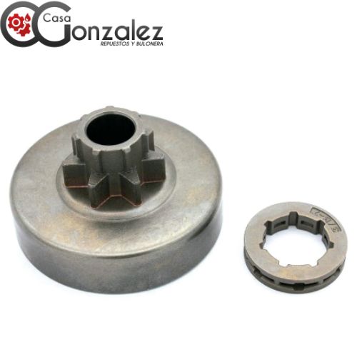 PIÑON PARA MOTOSIERRA ALTERNATIVO PARA STIHL MS 380-381 3-8 7T ANILLO DIVID