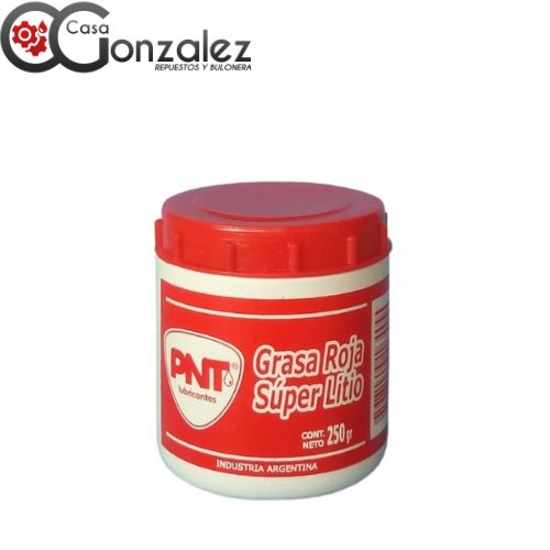 PNT Grasa Super Litio Roja x 250 grs