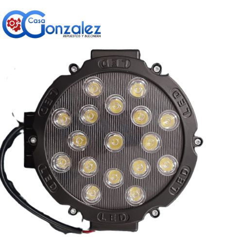 FARO LED REDONDO GRANDE 16cm 17 LEDS (LII03)