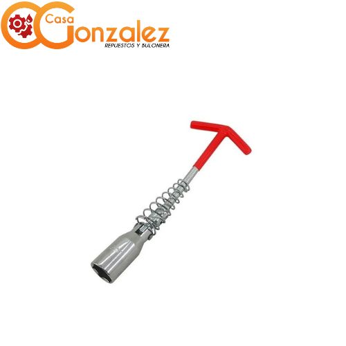 LLAVE SACA BUJIAS ARTICULADA REFORZADA 16 MM