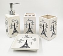 SET PARA BAÑO 4 PCS CERAMICA 35 08 17