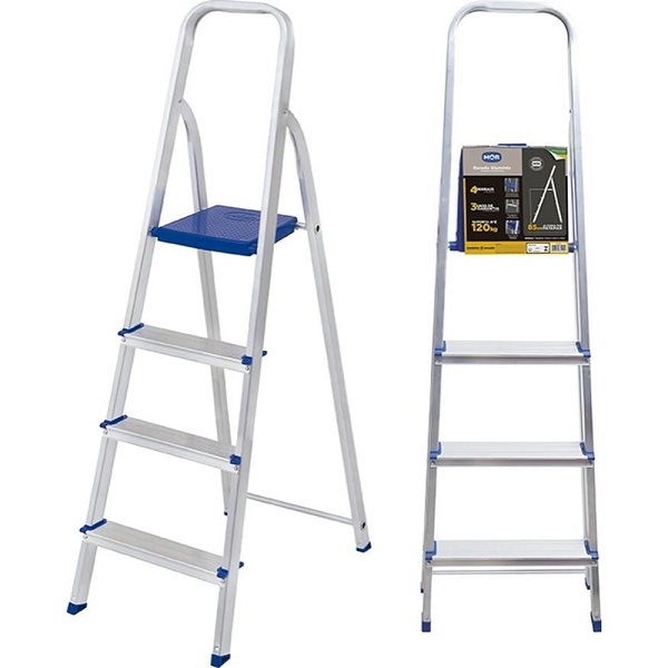 MOR ESCALERA ALUMINIO 1.23mts 4 ESCAL