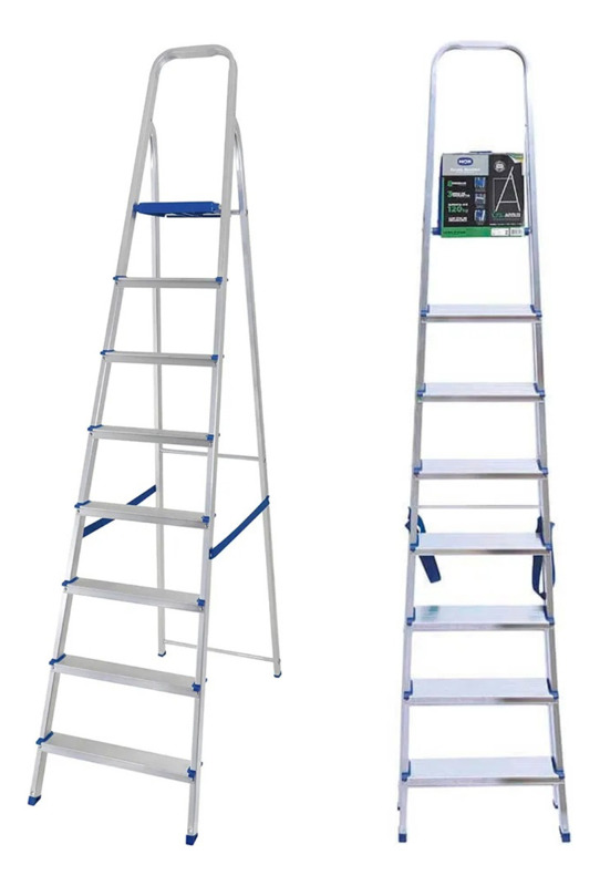 MOR ESCALERA ALUMINIO 1.94mts 8 ESCAL