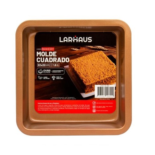 LARHAUS ASADERA ANTIAD 22X22xX5cm BAKERY