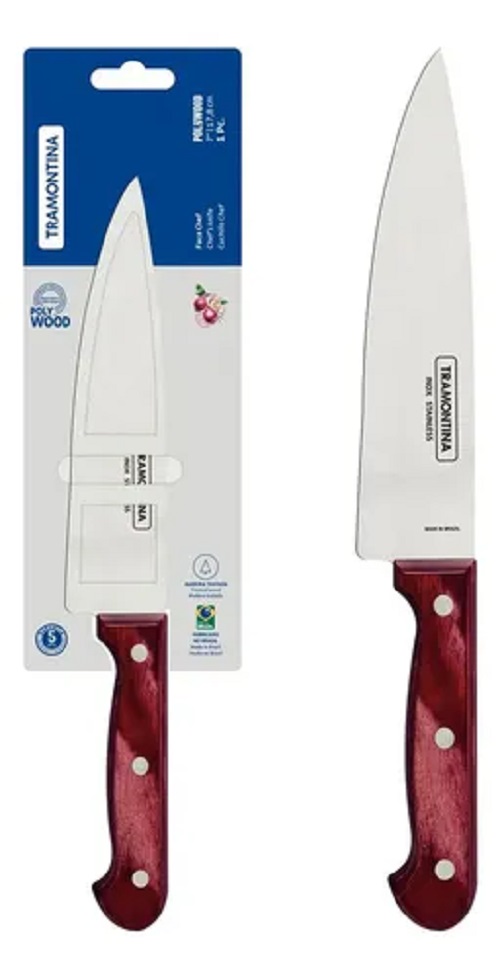TRAMONTINA POLYWOOD GUINDA Cuchilla Cocina 7