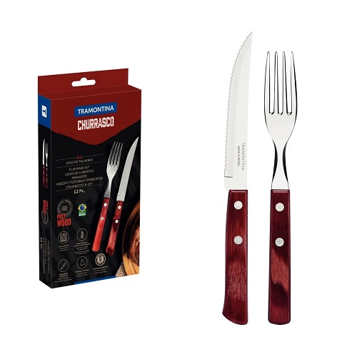 TRAMONTINA POLYWOOD GUINDA Set x12
