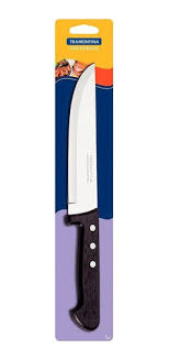 TRAMONTINA PLENUS CUCHILLA CABO PLAST 7" BL.
