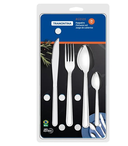 TRAMONTINA Buzios Jgo.Cubierto 24 Pz