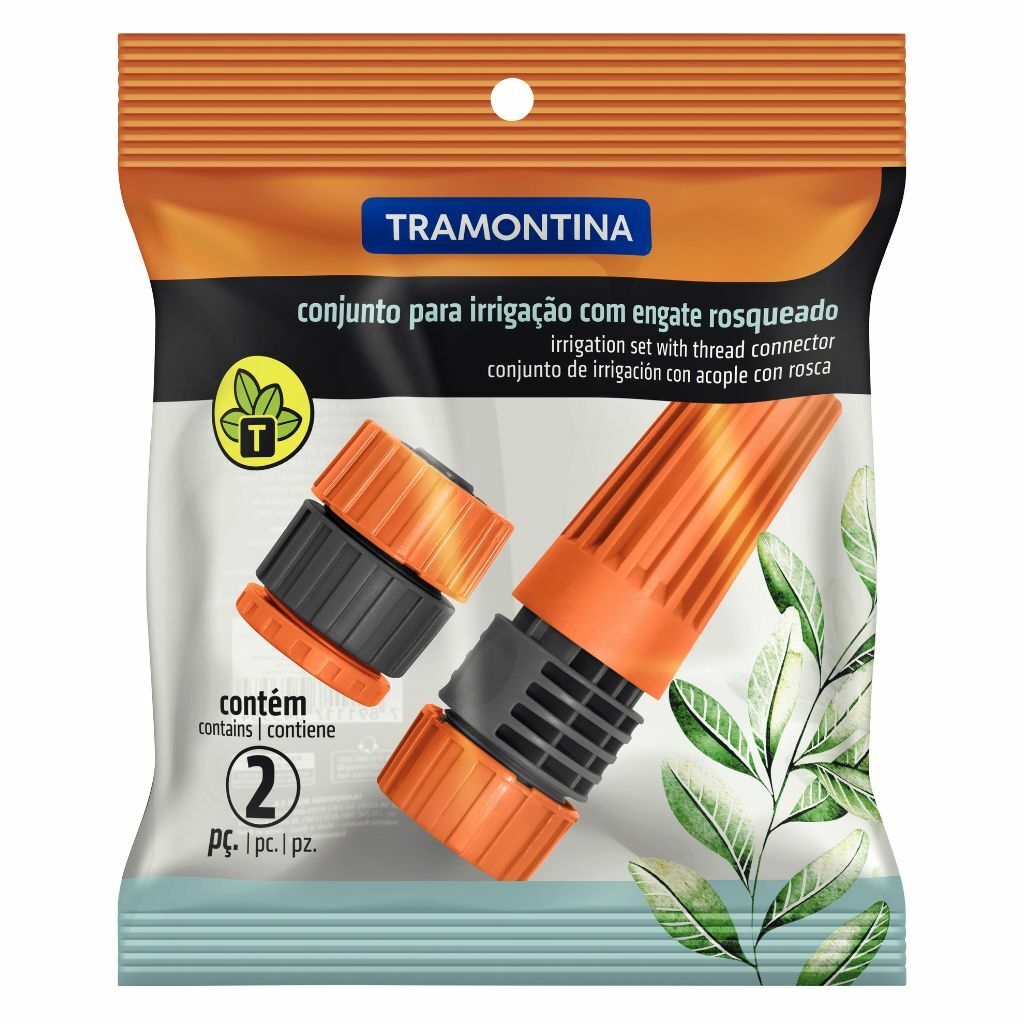 TRAMONTINA SET IRRIGACION C/ ROSCA  FLOW PACK