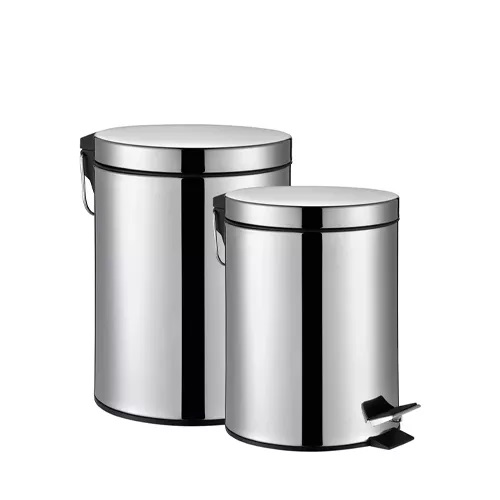 ÚTILE SET CESTOS PEDAL ACERO CHICO 3LTS+12LTS