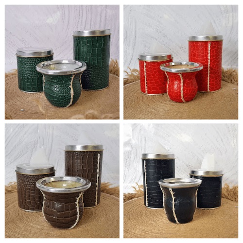 SET MATERO LATAS CROCCO CON MATE