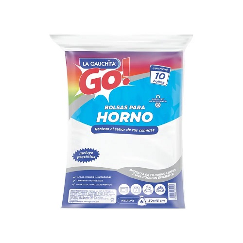 LG GO! BOLSA HORNO 30X45cm 10unid