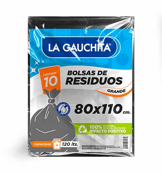 LA GAUCHITA BOLSA CONSORCIO 80*110- 10 UNID