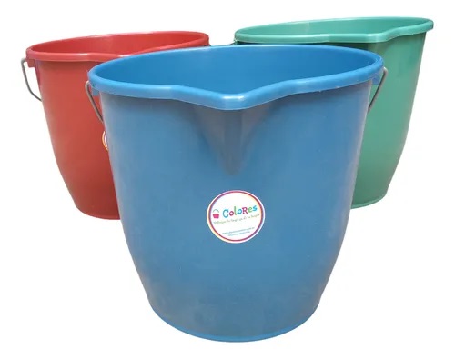 BALDE 11 LTS COLORES MANIJA  ALAMBRE