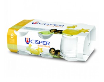 CISPER VASO ACCENT ROCK´S PACK X6