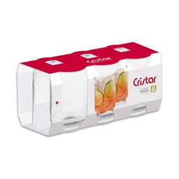 CRISTAR VASO ALEGRO  ALTO 348cc PACK X6