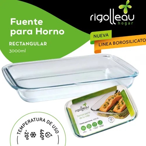 RIGOLLEAU FUENTE HORNO RECTANG. 3000ml