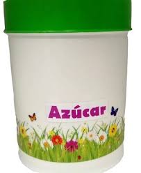 TARRO COCINA 1500cc DECORADO FLOR