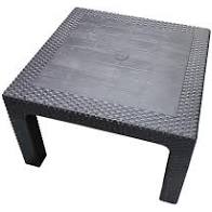 MESA RATONA RATAN 90X90cm.