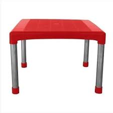 MESA INFANTIL CUADRADA PATAS CAÑO QUALITY