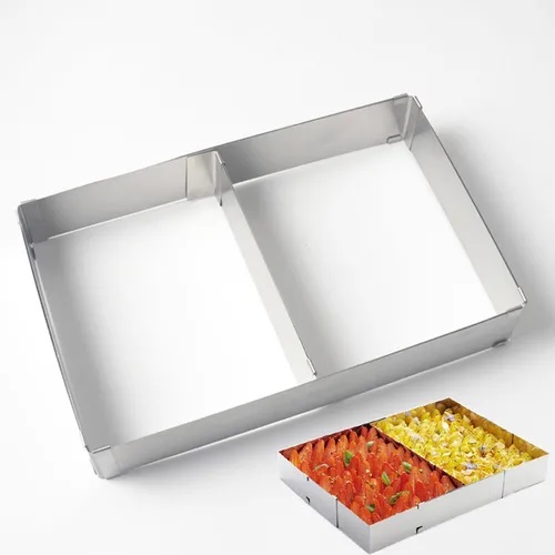 HB MOLDE EXTENSIBLE ACERO INOX RECTANG