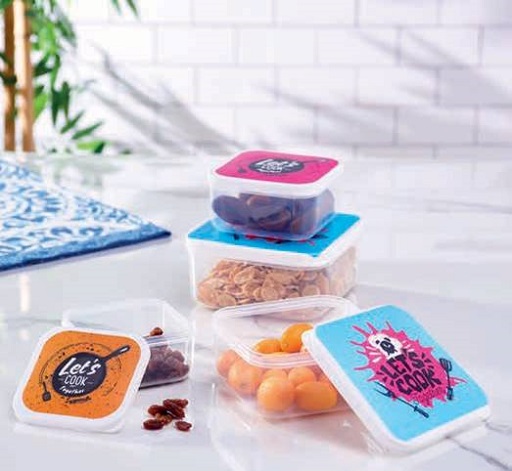 SET CONTENEDOR TEDDY X4