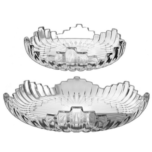 DELI GLASS SET FUENTE + PLATILLOS 7pzs.
