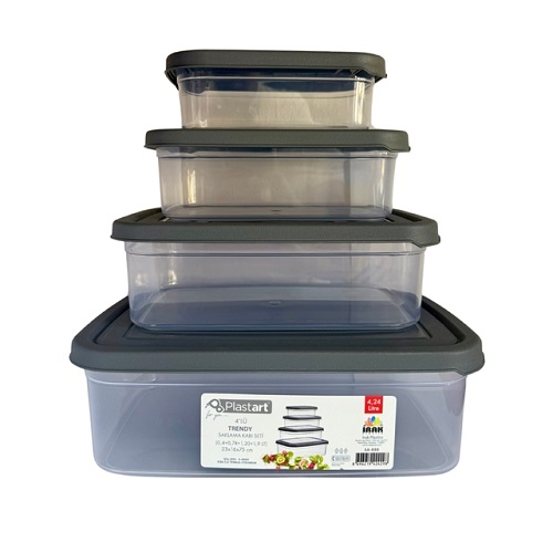 PLASTART SET HERMETICO X4 TRENDY SA-888