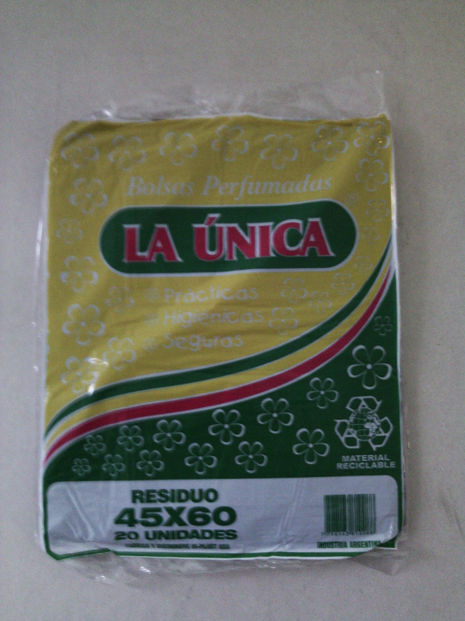 LA UNICA RESIDUO 45x60 x 20 u.