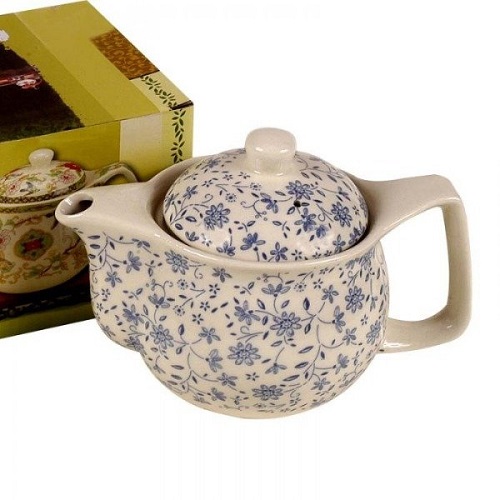 TETERA CERAMICA DECORADA CON FILTRO 350ml