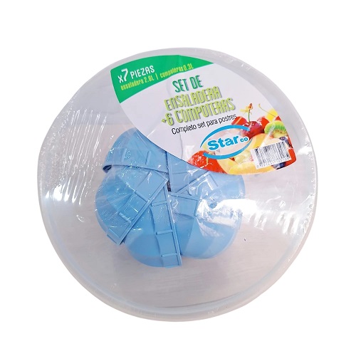 STAR JUEGO 6 COMPOTERAS+ENSALADERA