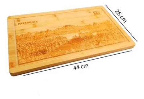 TABLA DE PICAR PATAGONIA ILUSTRADA 44*26cm