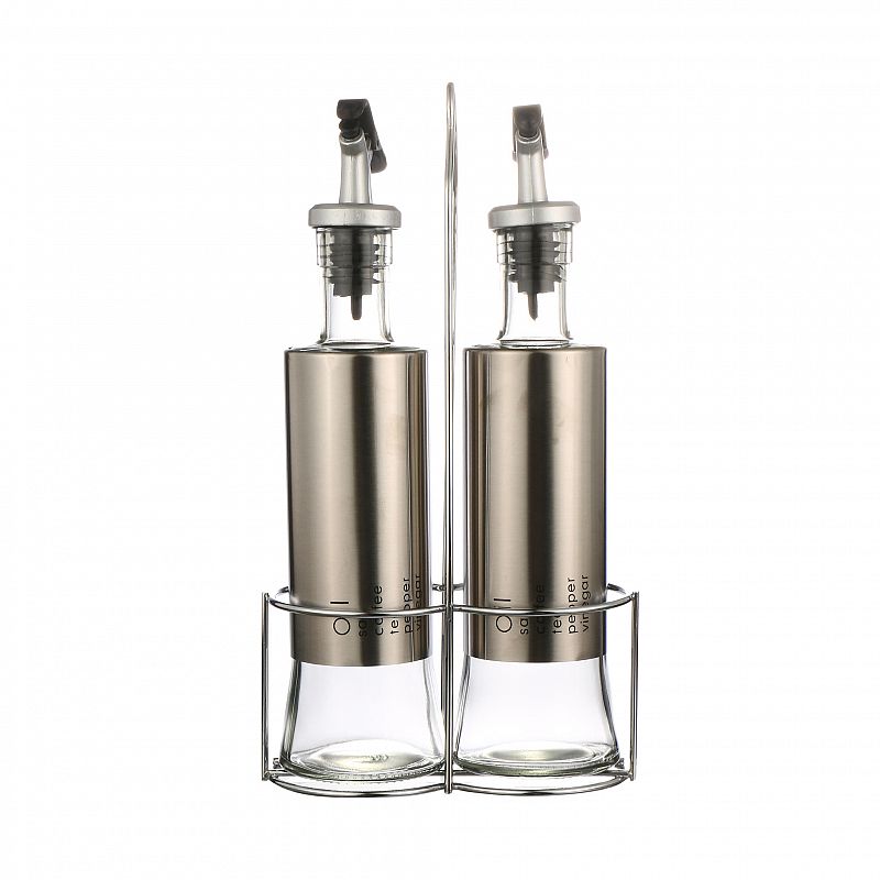 BNB SET AC./ VIN VIDRIO Y ACERO  550cc CON ATRIL