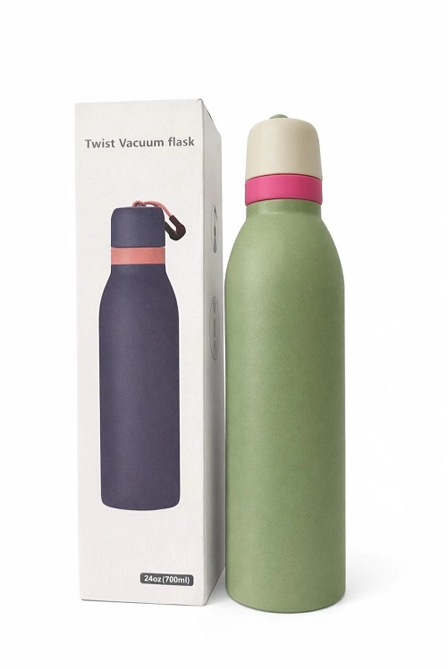 BOTELLA TERMICA ACERO INOX. COLOR 700ml