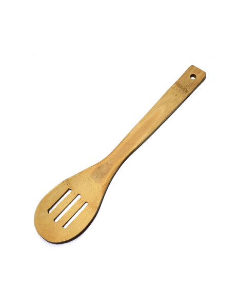 BNB ESPATULA CUCHARA RANURADA BAMBOO