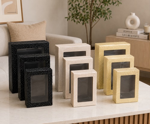 BNB CAJA REGALO RACTANGULAR CON VISOR X3