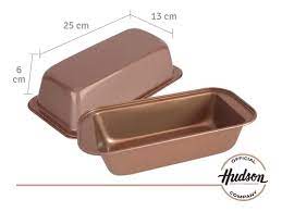 HUDSON MOLDE BUDIN INGLES 25*13*6cm COBRE