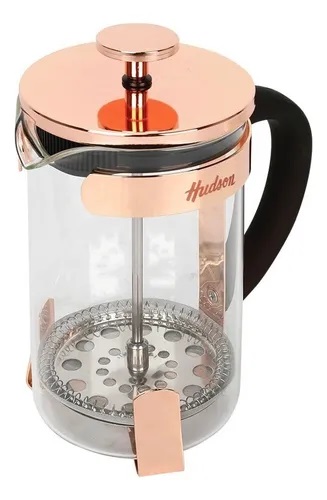 HUDSON CAFETERA  FRANCESA 800 ML COBRE