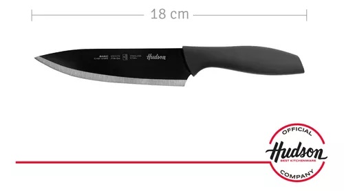 HUDSON BASIC CUCHILLO CHEFF 7" NEGRO