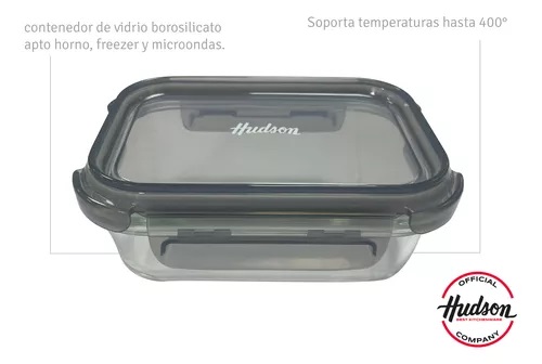 HUDSON HERMETICO VIDRIO 1520ml TAPA PLAST