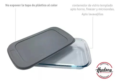 HUDSON FUENTE RECTANG.C/ TAPA 1.9L (29*17*5cm)