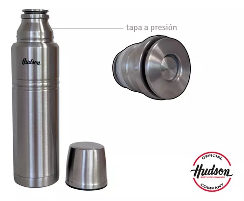 HUDSON TERMO DE 1000 ML ACERO PULIDO