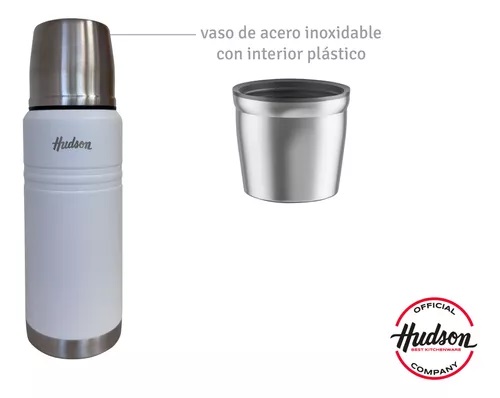 HUDSON TERMO DE 750ML ACERO BLANCO